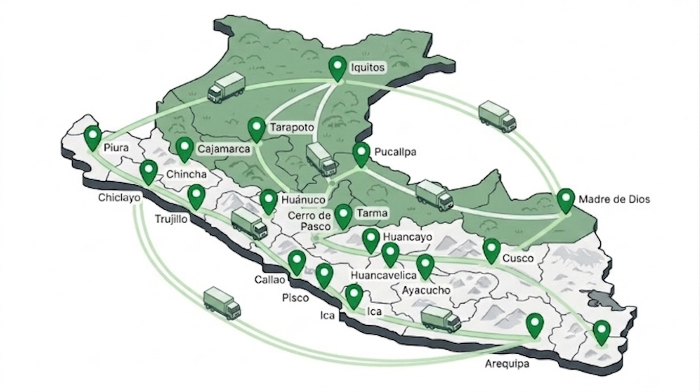 Mapa de Cobertura Nacional